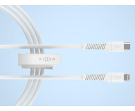 FIXED Liquid Silicone Cable USB-C-Lightning, 1,2m USB 2.0, PD 60W FIXDLS2-CL12-WH - 1484708 - zdjęcie 3